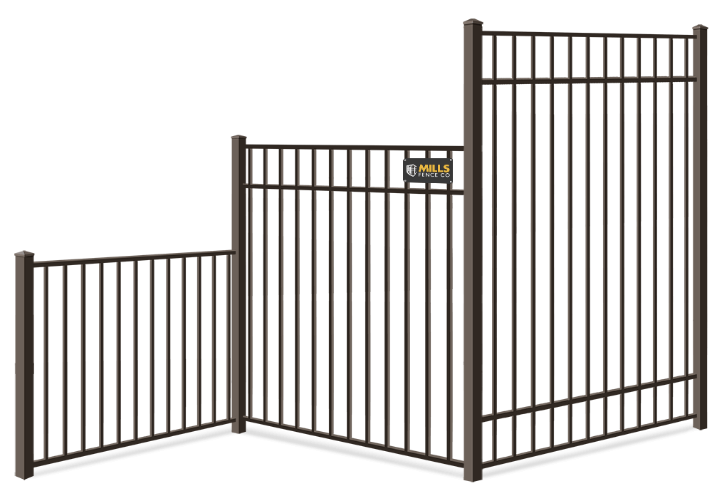 Aluminum fence height options Louisville, Kentucky