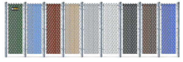 Privacy Slat Color Options For Chain Link Fence in Louisville, Kentucky