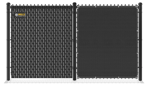 Privacy Slat Color Options For Chain Link Fence in Louisville, Kentucky