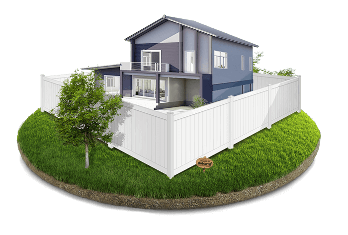 Residential Vinyl fence company in the Louisville, Kentucky area.