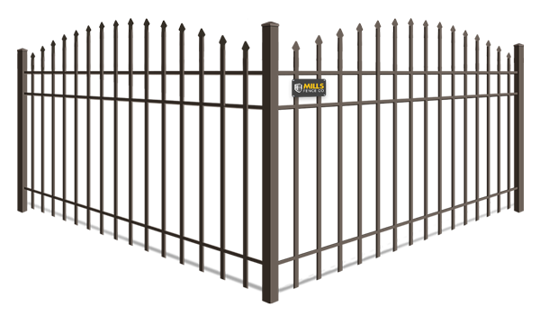 Arched Top aluminum fence company in Louisville, Kentucky