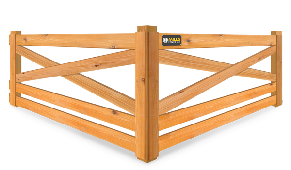 Crossbuck wood fence company in Louisville, Kentucky