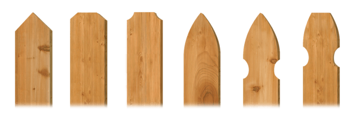 Picket styles - wood fence company in Louisville, Kentucky