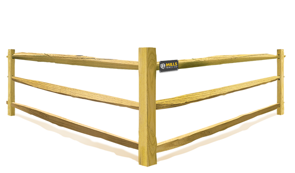 Split Rail wood fence company in Louisville, Kentucky