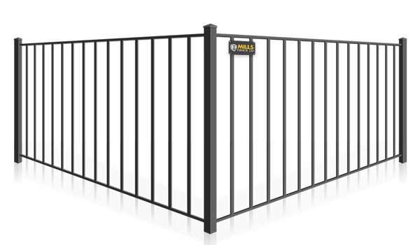 2 Rail wrought iron fence company in Louisville, Kentucky