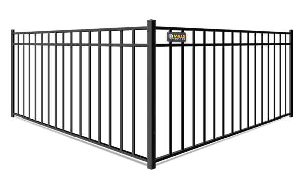 3 Rail wrought iron fence company in Louisville, Kentucky