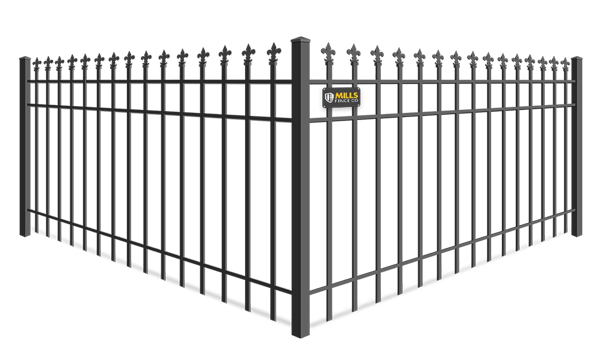 Fleur De Lis Finial wrought iron fence company in Louisville, Kentucky