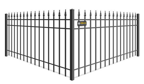 Quad Flare wrought iron fence company in Louisville, Kentucky