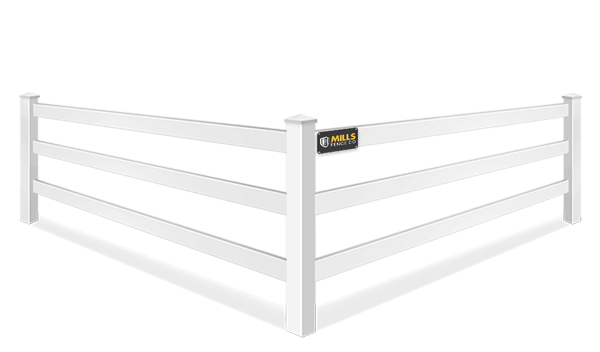 Post & Rail vinyl fence contractor in Louisville, Kentucky