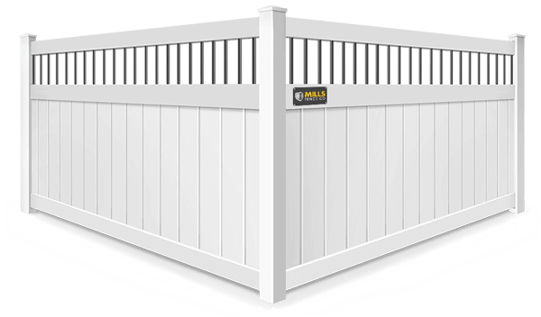 Metal Spindle Top vinyl fence contractor in Louisville, Kentucky