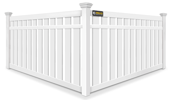 Semi-Privacy vinyl fence contractor in Louisville, Kentucky