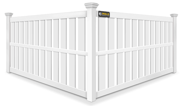 Semi-Privacy vinyl fence contractor in Louisville, Kentucky