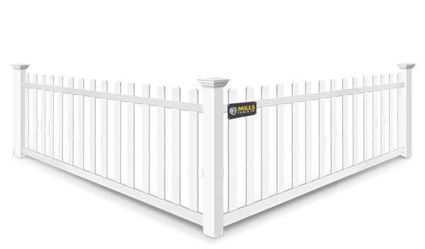 Open Picket vinyl fence contractor in Louisville, Kentucky