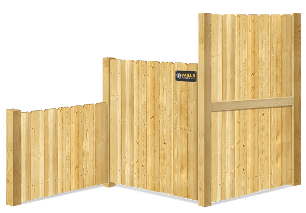 Wood fence height options Louisville, Kentucky