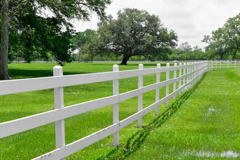 Farm fence in Louisville Kentucky